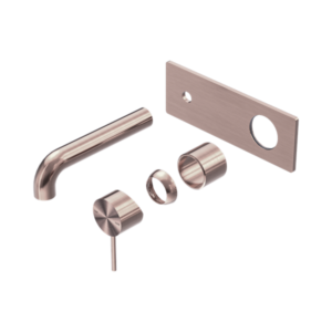 Nero Mecca Wall Basin/Bath Mixer 120mm Trim Kits Only Brushed Bronze - NR221910A120TBZ