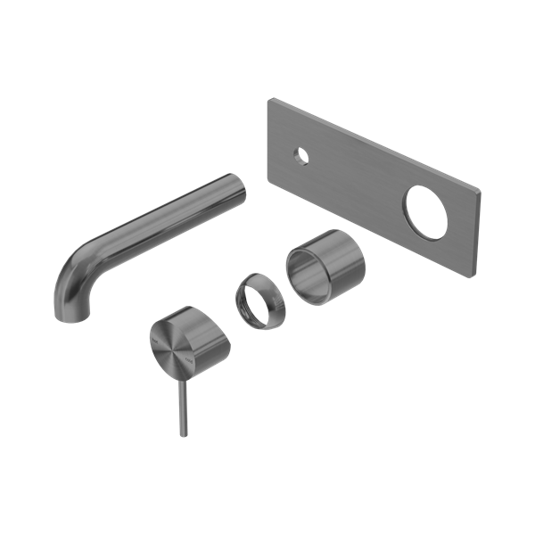 Nero Mecca Wall Basin/Bath Mixer 120mm Trim Kits Only Gun Metal - NR221910A120TGM