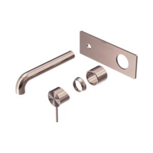 Nero Mecca Wall Basin/Bath Mixer 260mm Trim Kits Only Brushed Bronze - NR221910A260TBZ