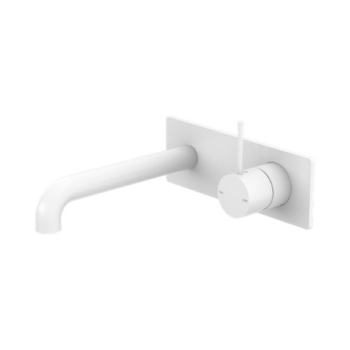 NR221910B120MW-Mecca-Wall-Basin-Bath-Mixer-Handle-Up-120mm-Matte-White-Thumb.png Nero Mecca Wall Basin/Bath Mixer Handle Up 120mm Matte White - NR221910B120MW