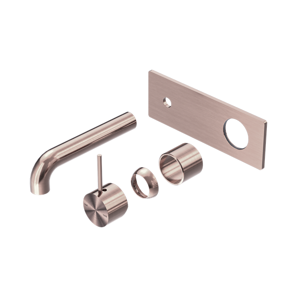 Nero Mecca Wall Basin/Bath Mixer Handle Up 160mm Trim Kits Only Brushed Bronze - NR221910B160TBZ