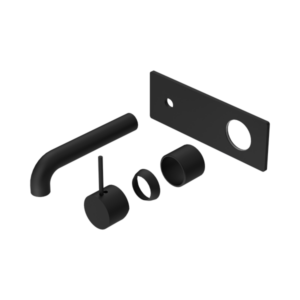 Nero Mecca Wall Basin/Bath Mixer Handle Up 160mm Trim Kits Only Matte Black - NR221910B160TMB