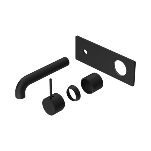 NR221910B160TMB-Mecca-Wall-Basin-Bath-Mixer-Handle-Up-160mm-Trim-Kits-Only-Matte-Black-Thumb.png Nero Mecca Wall Basin/Bath Mixer Handle Up 160mm Trim Kits Only Matte Black - NR221910B160TMB