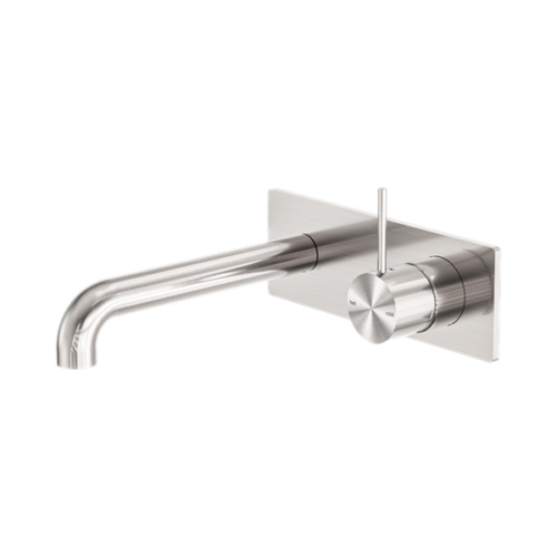 NR221910B185BN-Mecca-Wall-Basin-Bath-Mixer-Handle-Up-185mm-Brushed-Nickel-Thumb.png Nero Mecca Wall Basin/Bath Mixer Handle Up 185mm Brushed Nickel - NR221910B185BN