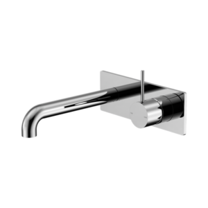 Nero Mecca Wall Basin/Bath Mixer Handle Up 230mm Chrome - NR221910B230CH