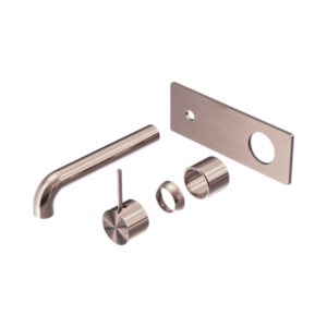 Nero Mecca Wall Basin/Bath Mixer Handle Up 260mm Trim Kits Only Brushed Bronze - NR221910B260TBZ