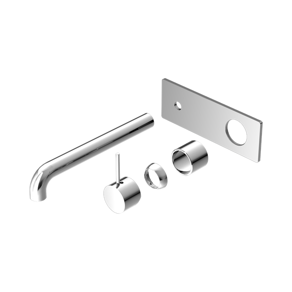 Nero Mecca Wall Basin/Bath Mixer Handle Up 260mm Trim Kits Only Chrome - NR221910B260TCH