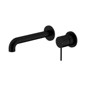 Nero Mecca Wall Basin/Bath Mixer Separate Back Plate 120mm Matte Black - NR221910C120MB