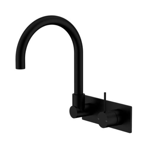 NR221910PMB-Mecca-Wall-Basin-Bath-Mixer-Swivel-Spout-Handle-Up-Matte-Black-Thumb.png Nero Mecca Wall Basin/Bath Mixer Swivel Spout Handle Up Matte Black - NR221910PMB