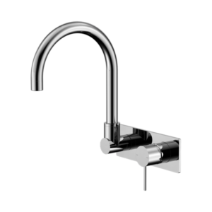 Nero Mecca Wall Basin/Bath Mixer Swivel Spout Chrome - NR221910QCH