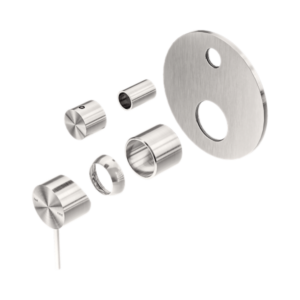 Nero Mecca Shower Mixer With Diverter Trim Kits Only Brushed Nickel - NR221911ATBN