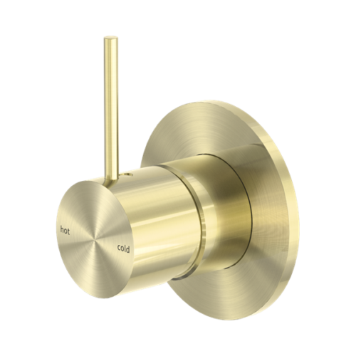 NR221911BBG-Mecca-Shower-Mixer-Handle-Up-80mm-Plate-Brushed-Gold-Thumb.png Nero Mecca Shower Mixer Handle Up 80mm Plate Brushed Gold - NR221911BBG