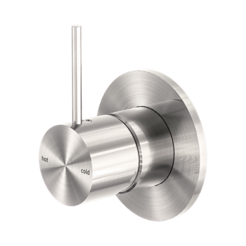 NR221911BBN-Mecca-Shower-Mixer-Handle-Up-80mm-Plate-Brushed-Nickel-Thumb.png Nero Mecca Shower Mixer Handle Up 80mm Plate Brushed Nickel - NR221911BBN