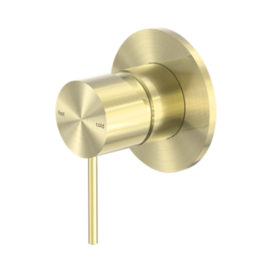 Nero Mecca Shower Mixer 80mm Plate Brushed Gold - NR221911BG