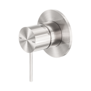Nero Mecca Shower Mixer 80mm Plate Brushed Nickel - NR221911BN