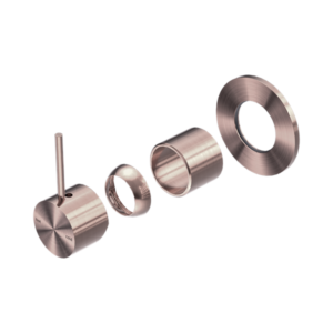 Nero Mecca Shower Mixer Handle Up 80mm Plate Trim Kits Only Brushed Bronze - NR221911BTBZ