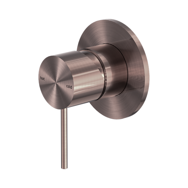 Nero Mecca Shower Mixer 80mm Plate Brushed Bronze - NR221911BZ