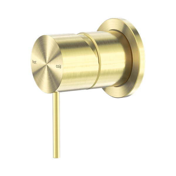 Nero Mecca Shower Mixer 60mm Plate Brushed Gold - NR221911HBG