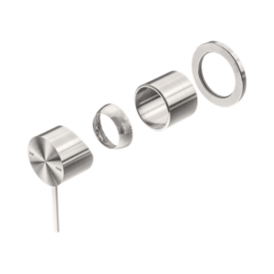 Nero Mecca Shower Mixer 60mm Plate Trim Kits Only Brushed Nickel - NR221911HTBN