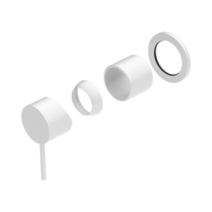 Nero Mecca Shower Mixer 60mm Plate Trim Kits Only Matte White - NR221911HTMW