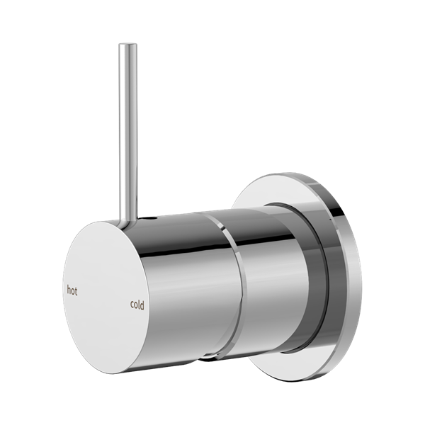 Nero Mecca Shower Mixer 60mm Handle Up Plate Chrome - NR221911JCH
