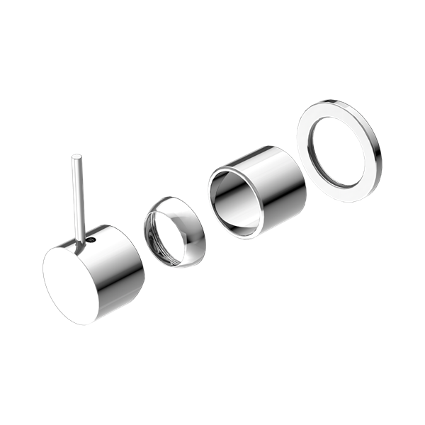 Nero Mecca Shower Mixer 60mm Handle Up Plate Trim Kits Only Chrome - NR221911JTCH