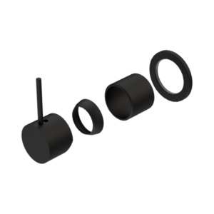 Nero Mecca Shower Mixer 60mm Handle Up Plate Trim Kits Only Matte Black - NR221911JTMB