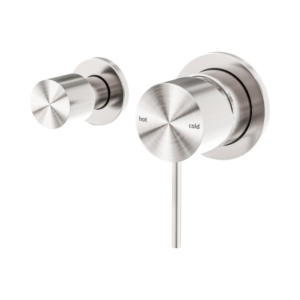 Nero Mecca Shower Mixer With Horizontal 2 Way Diverter Brushed Nickel - NR221911UBN