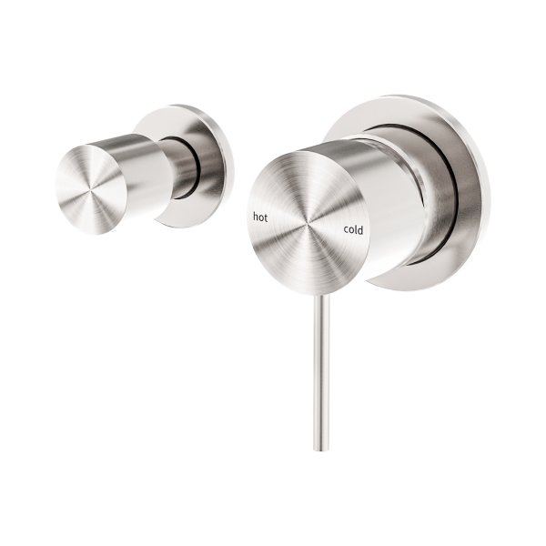 Nero Mecca Shower Mixer With Horizontal 2 Way Diverter Brushed Nickel - NR221911UBN