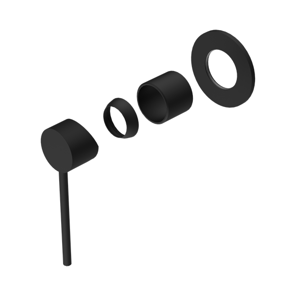 Nero Mecca Care Shower Mixer Trim Kits Only Matte Black - NR221911XTMB