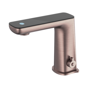 Nero Claudia Sensor Mixer With Black Top Display Brushed Bronze - NR222101BZ