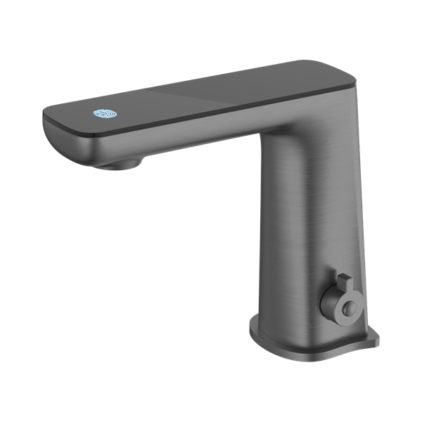 Nero Claudia Sensor Mixer With Black Top Display Gun Metal - NR222101GM
