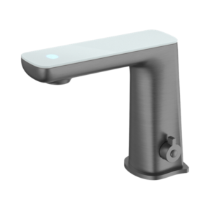 Nero Claudia Sensor Mixer With White Top Display Gun Metal - NR222102GM