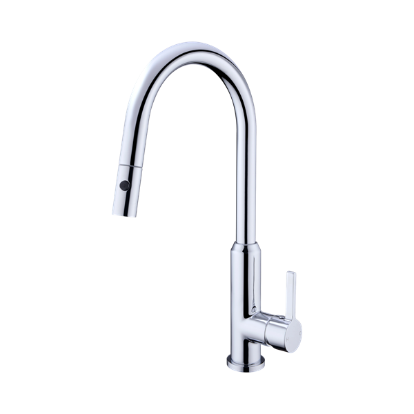 Nero Pearl Pull Out Sink Mixer With Vegie Spray Function Chrome - NR231708CH