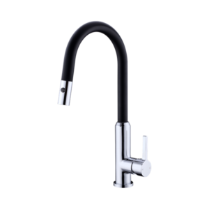 Nero Pearl Pull Out Sink Mixer With Vegie Spray Function Matte Black - NR231708MB