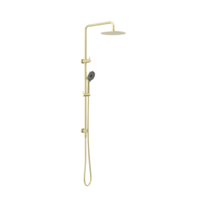 Nero Round Project Twin Shower Brushed Gold - NR232105DBG