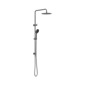 Nero Round Project Twin Shower Gun Metal - NR232105DGM