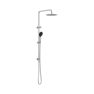 Nero Round Project Twin Shower 4 Star Rating Chrome - NR232105fCH