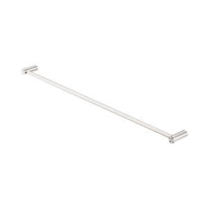 Nero New Mecca Single Towel Rail 800mm Brushed Nickel - NR2330BN