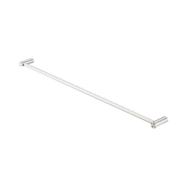 Nero New Mecca Single Towel Rail 800mm Brushed Nickel - NR2330BN