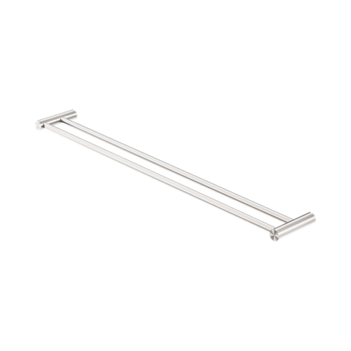 NR2330dBN-New-Mecca-Double-Towel-Rail-800mm-Brushed-Nickel-Thumb.png Nero New Mecca Double Towel Rail 800mm Brushed Nickel - NR2330dBN