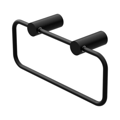 Nero New Mecca Towel Ring Matte Black - NR2380aMB