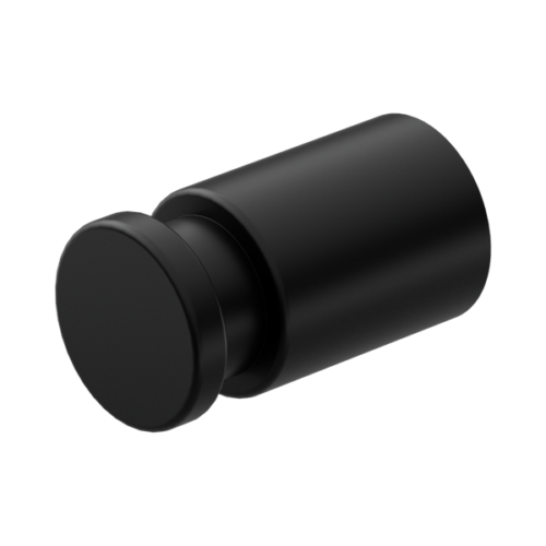 NR2382MB-New-Mecca-Robe-Hook-Matte-Black-Thumb.png Nero New Mecca Robe Hook Matte Black - NR2382MB