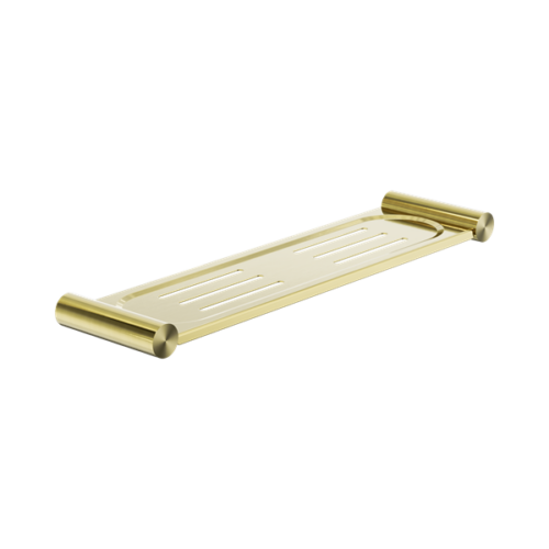 NR2387aBG-New-Mecca-Metal-Shower-Shelf-Brushed-Gold-Thumb.png Nero New Mecca Metal Shower Shelf Brushed Gold - NR2387aBG