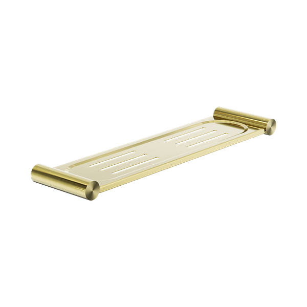 Nero New Mecca Metal Shower Shelf Brushed Gold - NR2387aBG