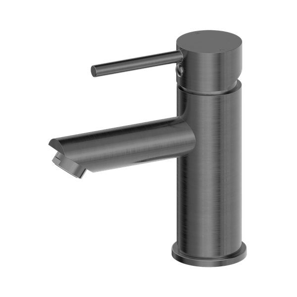 Nero Dolce Basin Mixer Straight Spout Gun Metal - NR250802GM
