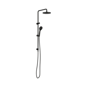 Nero Round Twin Shower With Air Shower I Matte Black - NR250805D01MB