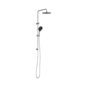 Nero Round Twin Shower With Air Shower II Chrome - NR250805D02CH