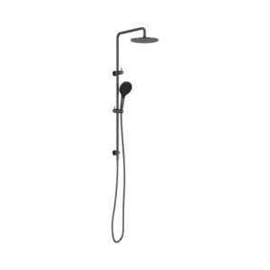 Nero Round Twin Shower With Air Shower II Gun Metal - NR250805D02GM