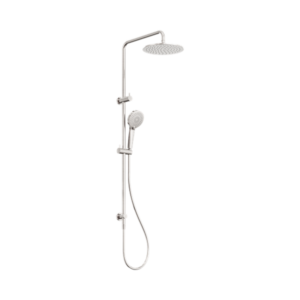 Nero Round Twin Shower Brushed Nickel - NR250805dBN